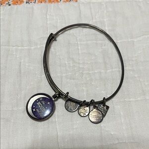 Alex and Ani Silver Charm Bangle Bracelet